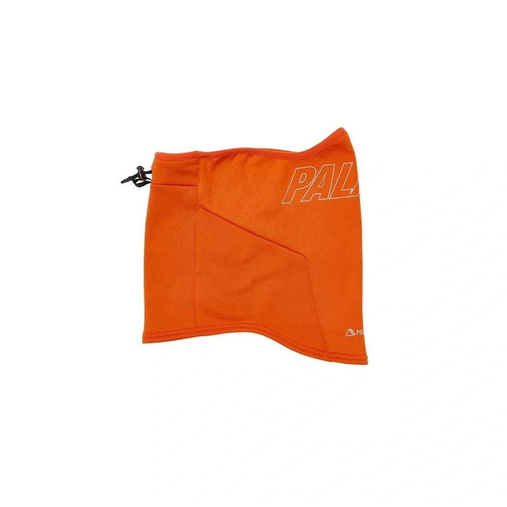 POLARTEC POWERSTRETCH FACE WARMER ORANGE Reflective, Palace Logo One Size